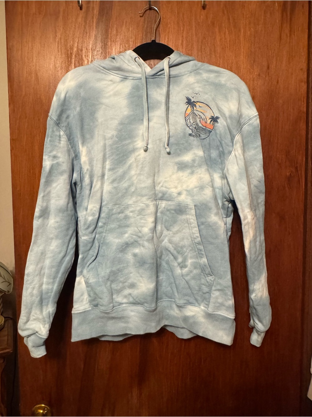 Disney Stitch Beach Surf Tie Dye Hoodie Disney Parks Size XL